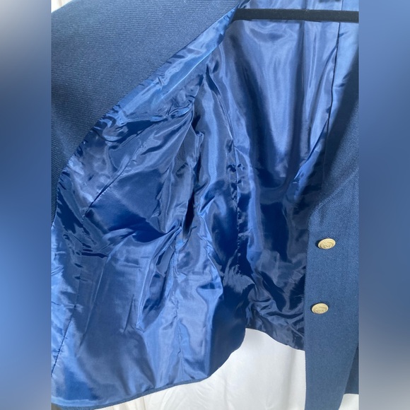 JG Hook Women's Navy Blazer with Gold Accents - Picture 8 of 14